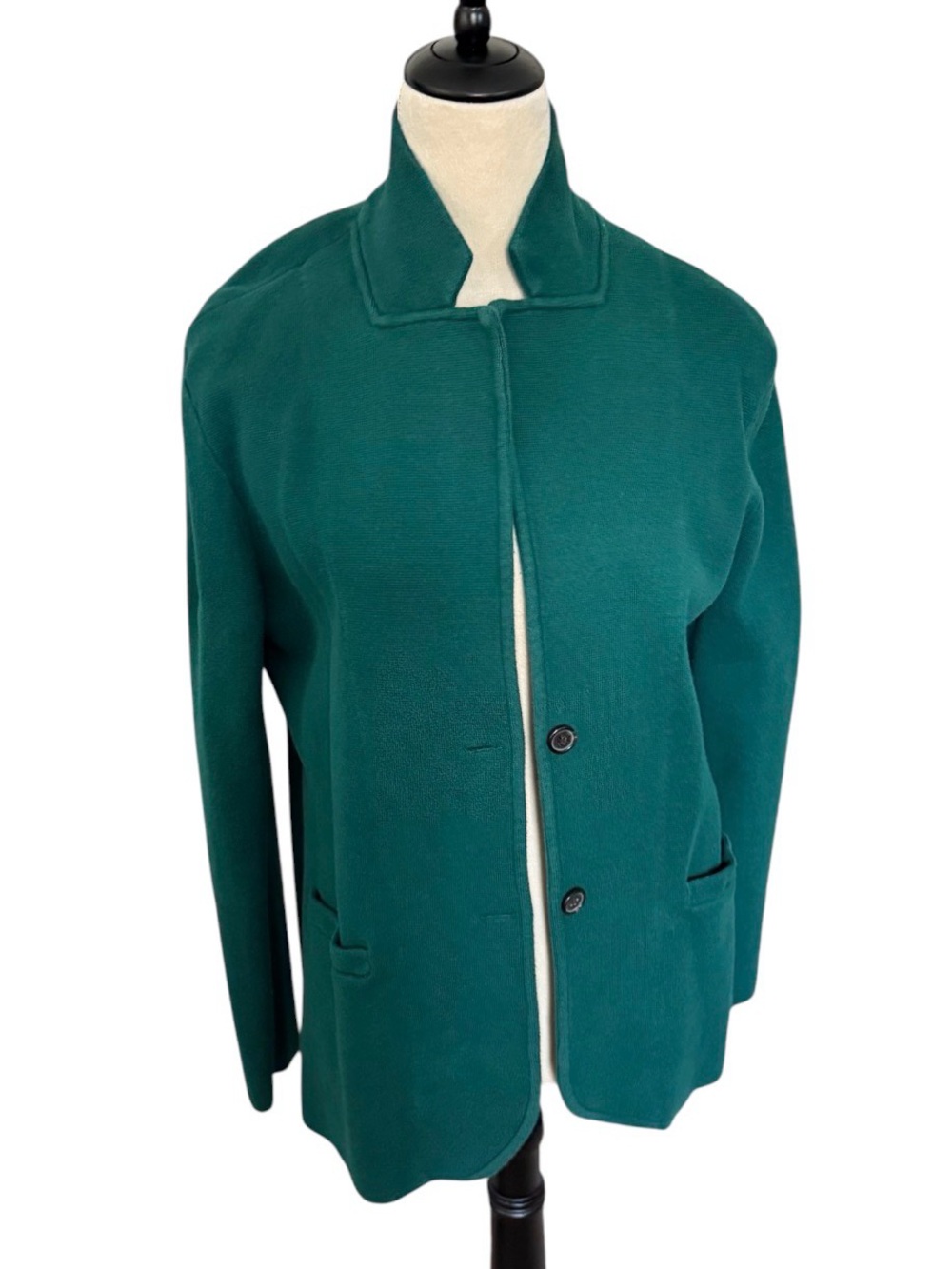 J.Crew Green Women's Button-Front Jacket